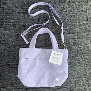 NWT Lululemon On My Level Crossbody Top Handle Tote Bag Micro 5L Lavender Frost
